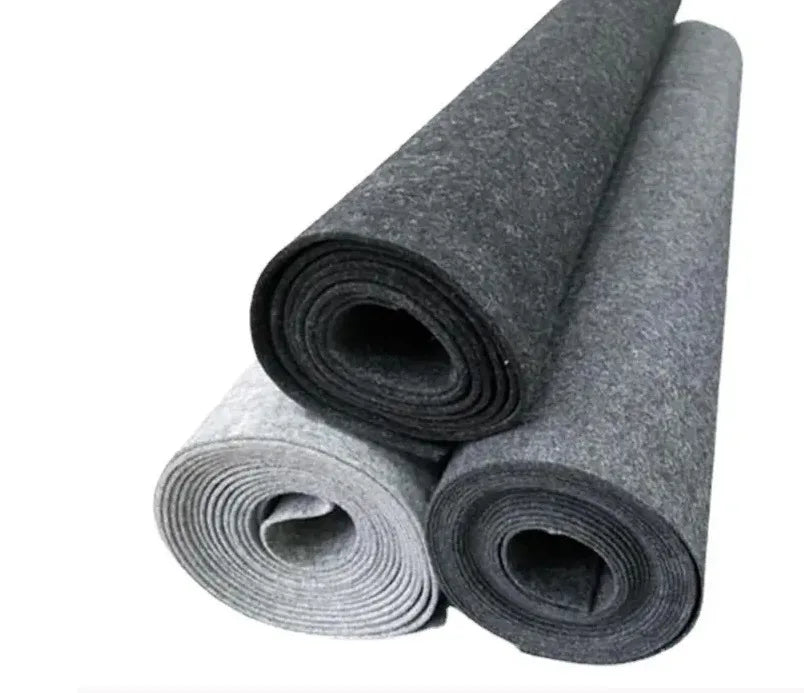 Factory Custom Industrial Needle Punch Non Woven Roll Color Polyester Felt Carpet for Car Decoration Felt Car Non Woven Felt