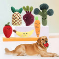 Pet Dog Products Vegetable Squeaky Stuffed Dog Toy Interactive Chew Toy Dog
