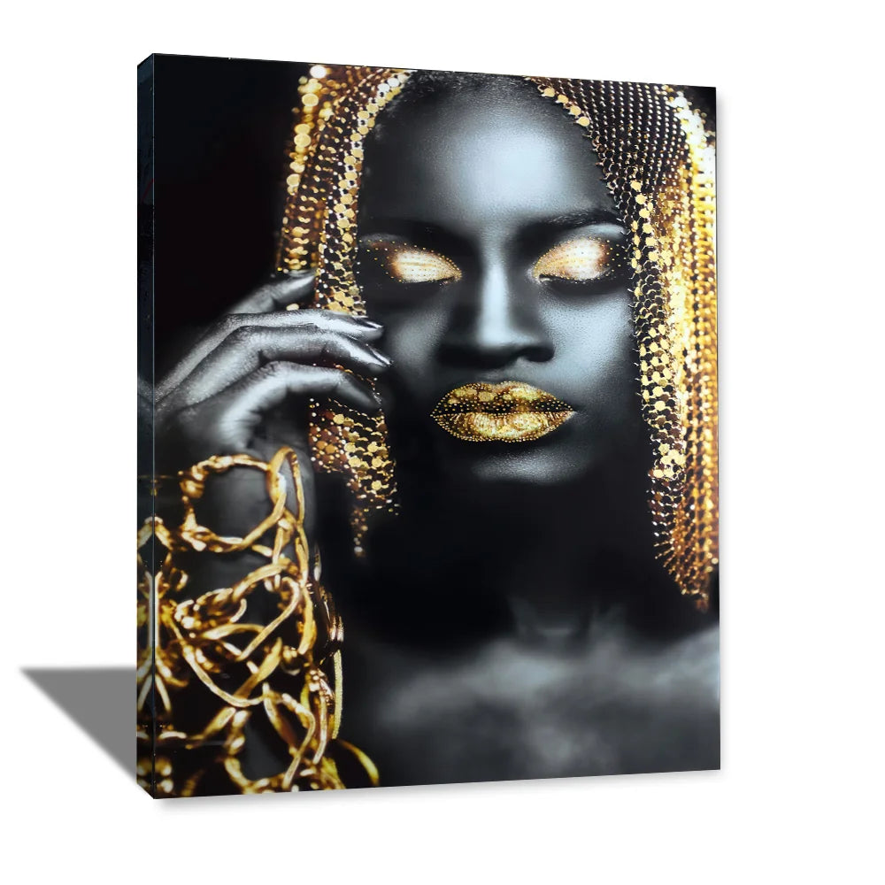 Modern Female Art Painting Wall Art Small MOQ HD Pictures for Decorating Home or Hotel
