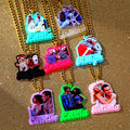 Lateefah Best Selling Stainless Steel Zircon Color Portrait Photo Name Letter Custom Gift Necklace