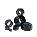 ZHUOCHENG DIN 982 M10 Hex Lock Nut Stainless Steel Black Plating with Customization Support for Heavy Industry Use