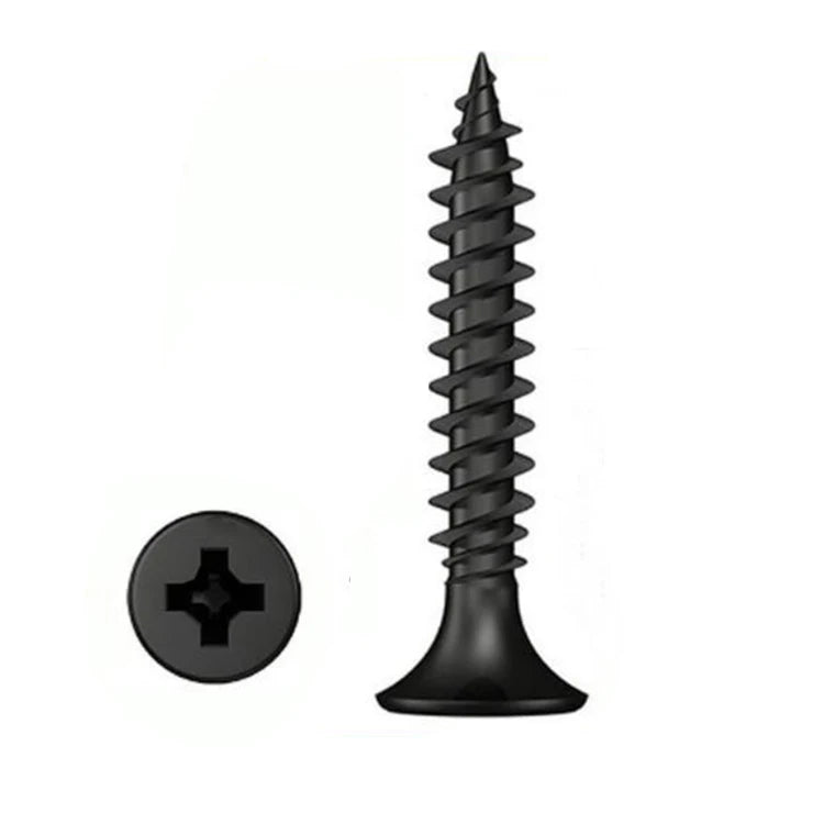 DIN 18182 Factory Wholesale Black Phosphate Fine Thread Drywall Screw Self Tapping Screw Black Drywall Screw