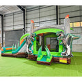 Bouncy Castle Inflatable Jumpers Playground Dinosaur Bounce House Combo with Slide MegaBDM