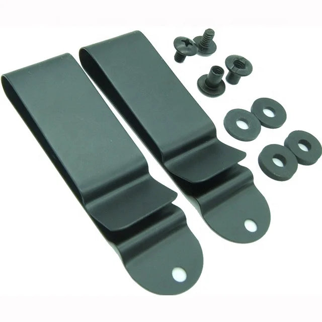 Factory Supplies Custom Metal Men's Leather case Belt Clip Magnetic Leather Belt Bag Metal Clip