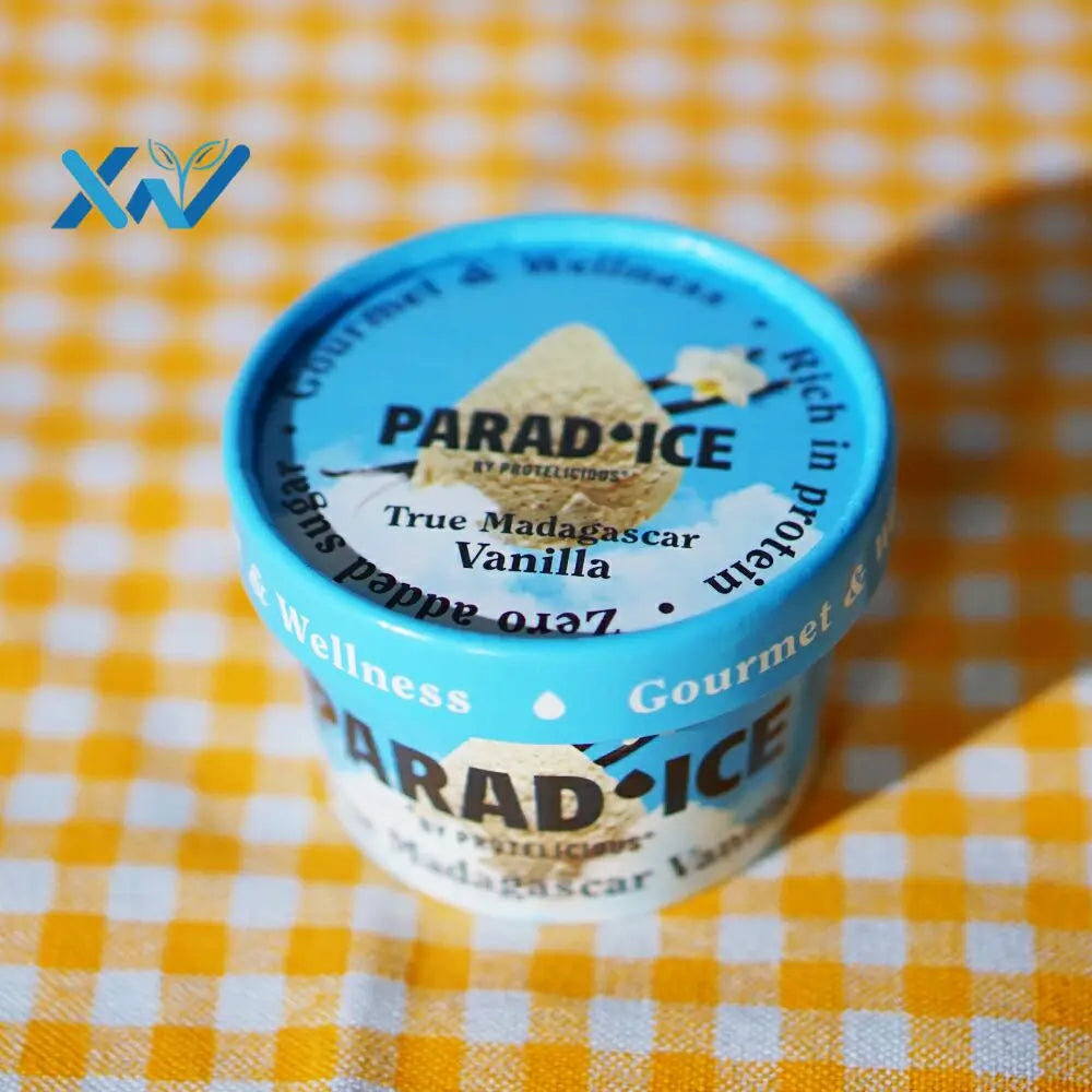 Wholesale Ice Cream Paper Container Ice Cream Paper Cup Pla Coating 8oz Ice Cream Cup