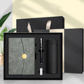 2025 Custom Logo PU Leather A5 Notebook Metal Pen Thermos Cup Combined Business Gift Sets Box Bag Personalized Gift Sets
