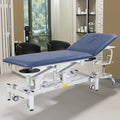 2 Section Electric Stainless Steel Modern Treatment Table Stretcher Adjustable Hi-Lo Clinical Physiotherapy Bed Massage