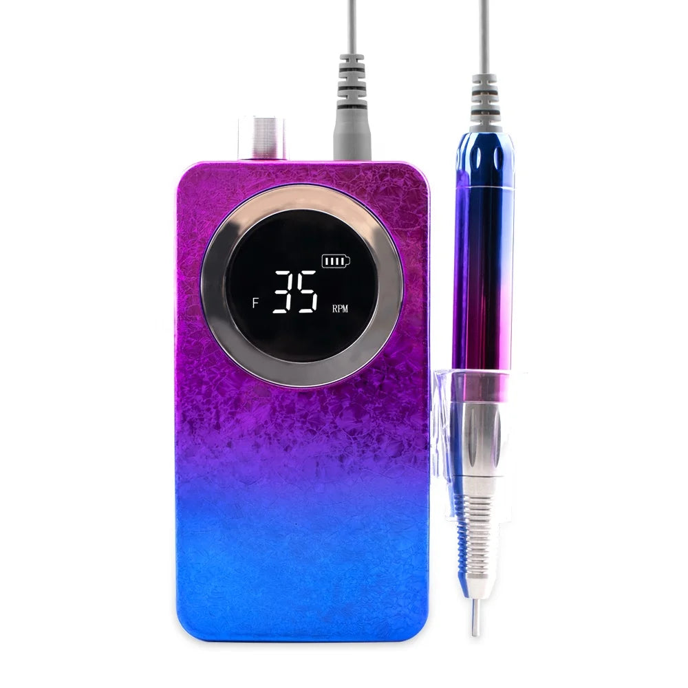 2022 New Arrival on Stock 35000 Low Noise Cordless Rechargeable Nail Drill Manicure Machine