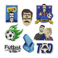 Futbol Libre Sport Felt Handmade Embroidery Iron on Soccer Patch