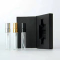 3ml 5ml 10ml Custom Perfume Spray Bottle with Paper Box Packaging White Card Paper Black Card Paper Glass Perfume Bottle