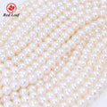 Redleaf Jewelry Wholesale 5.0mm AAA Grade White Beaded Real Cultured Natural South Sea Pearl Third Party Certified Necklace MegaBDM