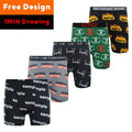 Popular Letter Print Custom Men Underwear Logo Boxer Para Hombre Wholesale Man Boxer Shorts