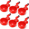 Automatic Eco-Friendly Water Cup Waterer Bowl Kit for Chicken Chicks Duck Quail for Farm Coop Poultry Drinking Water Feeder