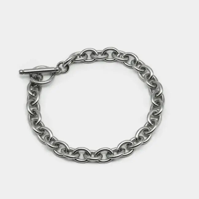 Inspire Jewelry Unadorned Stainless Steel Loop Bracelet Scriptures and Stylish Design Anniversary Jewelry for Unisex