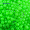 ZHUO RUN Round Oval Shape Glow in the Dark Luminous Fishing Beads Green Plastic on Sale