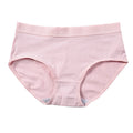 Wholesale Women's Panties High-Waist Comfortable Breathable Trunks Solid Color No Trace Underwear