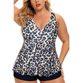 Hot Summer Plus Size Floral Bikini Swimsuit for Women Breathable Quick Dry Spandex/Polyester Beachwear