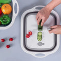 Washing Adjustable Collapsible Folding Colander Strainer Kitchen Drain Storage Baskets