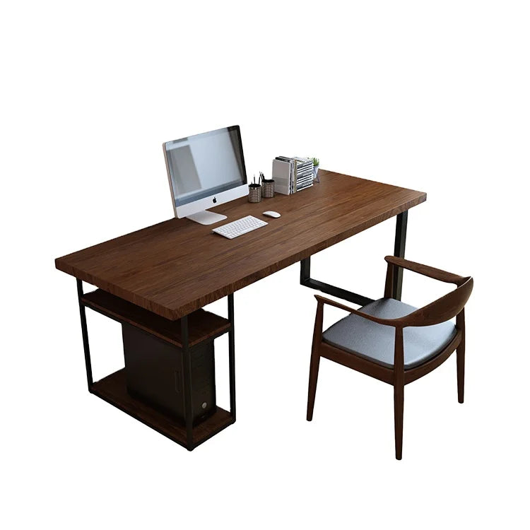 Modern Simple Solid Wood Desk Computer Desk Office Desk and Chair Combination MegaBDM