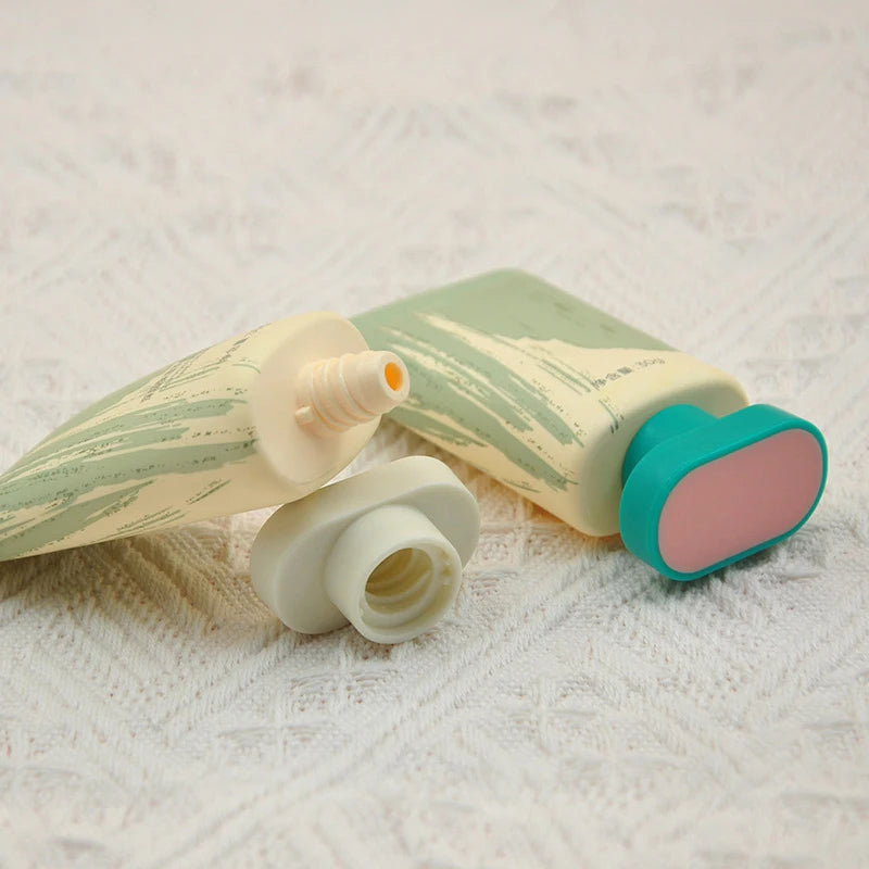 Private Label 30ml 35ml 50ml PE Plastic Empty Sunscreen Facial Cream Tube Soft Cosmetic Container for Mascara Shampoo Packaging