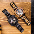 Fast Delivery Wooden Watch Men Timepieces Chronograph  Personal Brand Watch Luxury Stylish OEM Watch With Calendar