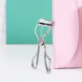 Silver Wide Handle Lash Curler Custom Eyelash Curler With Double Ring Handle