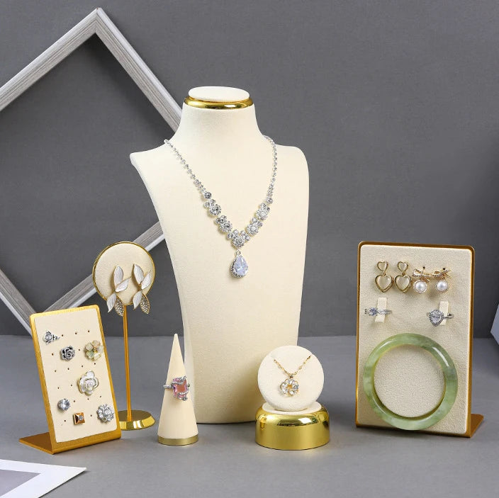 Wholesale Metal Base Earrings Ring Bracelet Jewelry Jewelry Display Stand Necklace Storage Rack Fashion Jewelry Photograph Props