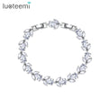 LUOTEEMI Bling Woman Dainty Luxury Stone Trendy 2026 Jewelry Charm Girl Bangle Hot Selling Bracelet Jewelry