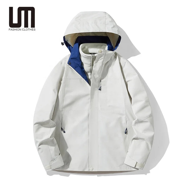 Liu Ming Clearance Sales 2025 Winter Men and Women Outdoor Mountaineering Hiking Windproof Waterproof Plus Size Jackets
