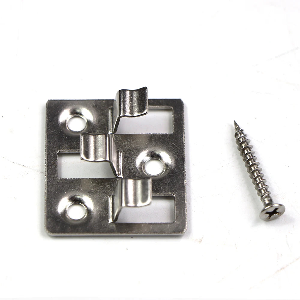 Modern Hidden Fastener System Rot Resistant Stainless Steel Wpc Outdoor Floor Decking Clips for Hospital & Hotel Use