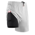 Summer Men's Double-layer Shorts Breathable and Comfortable Sports Fitness Running Men's Shorts