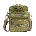 Outdoor Tactical Small MOLLE Accessory Bag Multi-Functional Nylon Crossbody Waterproof Wear-Resistant Camouflage Shoulder Zipper