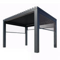 Popular in Europe Adjustable Waterproof Louvered Roof Motorized or Manual Aluminium Pergola