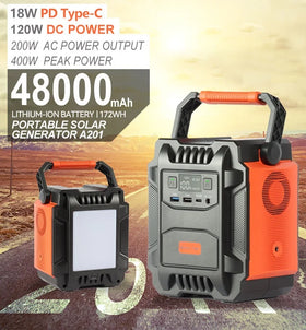 Free Shipping US Warehouse Delivery Solar Energy Lithium Ion Camping Backup Battery Portable Power Station