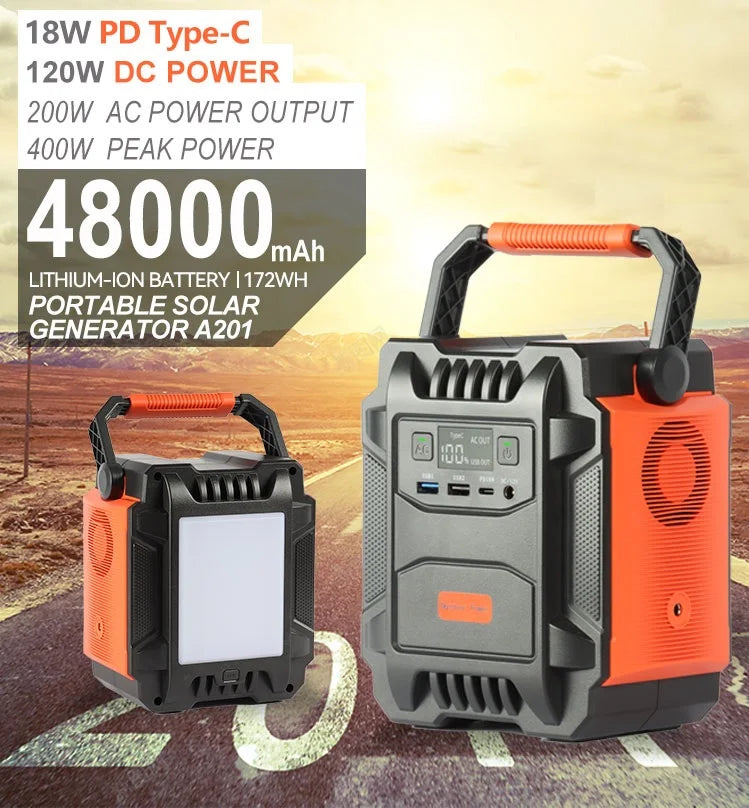 Free Shipping US Warehouse Delivery Solar Energy Lithium Ion Camping Backup Battery Portable Power Station