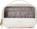 Waterproof Toiletry Bag Clear PVC Makeup Cosmetic Bag Travel Handbag Carry on Pouch for Women and Men