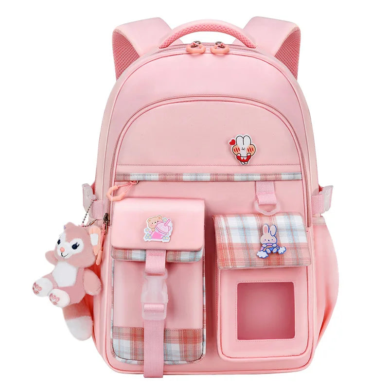 New 2023 Wholesale Schoolbag School 1-3-6 Grade Waterproof Large Capacity Refrigerator Door Girls School Bag Kid Backpack