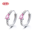 Wholesale 925 Sterling Silver Huggies Moissonate Aaa Cubic Zirconia Ear Studs Hoop Earring for Women Jewelry