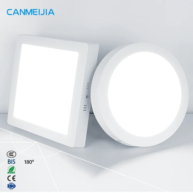 High Lumen High Efficiency Driver Round Square Led Ceiling Panel Surface Mounted Led LightPanel Light