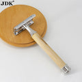 Premium Quality Bamboo Handle Shaving Safety Razor Double Sided Private Label Shaver Bamboo Razors