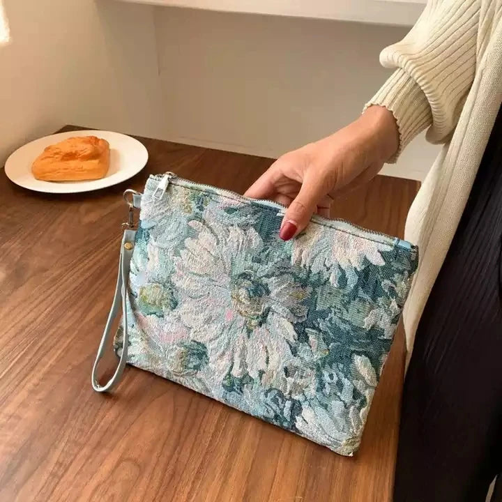 Hot Selling Printed Graffiti Women's Envelope Bag 2025 New Simple Casual Purses Shopping Handbags for Women Luxury