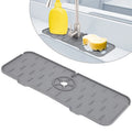 Wholesale Kitchen Silicone Faucet Water Catcher Mat Sink Draining Pad Faucet Absorbent Mat Sink Splash Guard Silicone Faucet Mat