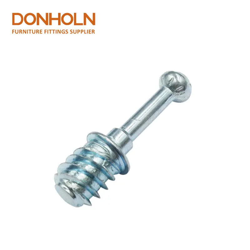 CB2945 Furniture Fittings Connecting Bolt 8mm Self Tapping Thread Cam Locks Screw Iron Bolt