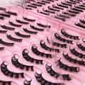 Private Label 3d 5d 8d False Eye Lashes Eyelash Boxes Wholesale Russian Volume Strip Lashes 3d Faux Mink Lashes
