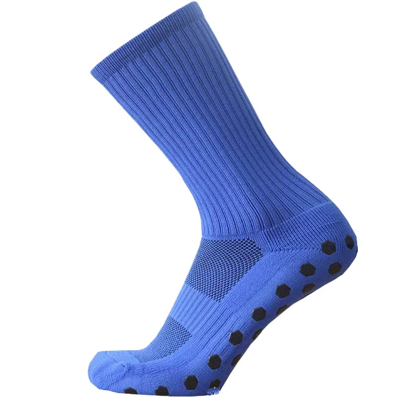 Custom Autumn Knitted Crew Sports Socks Breathable and Sweat Absorbent Tranpoline with Bottom Logo Wholesale Regular Design