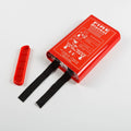 Small Silicone Coated Emergency Fire Extinguisher Blanket 1mx1m Flame Resistant 100% Fiberglass Can Printing 430g/m2 JOEN-FB