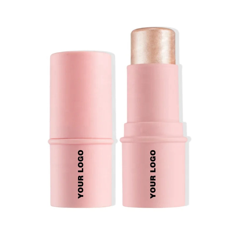 Private Label Vegan Creamy Blusher Water Proof Shade Contour Stick Multi Use Cream Blush Highlighter Stick