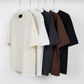 Custom Logo Streetwear Vintage Heavyweight Cotton Boxy Oversized T-Shirts Blank Wash Men Tee Shirts Organic Cotton T-shirt
