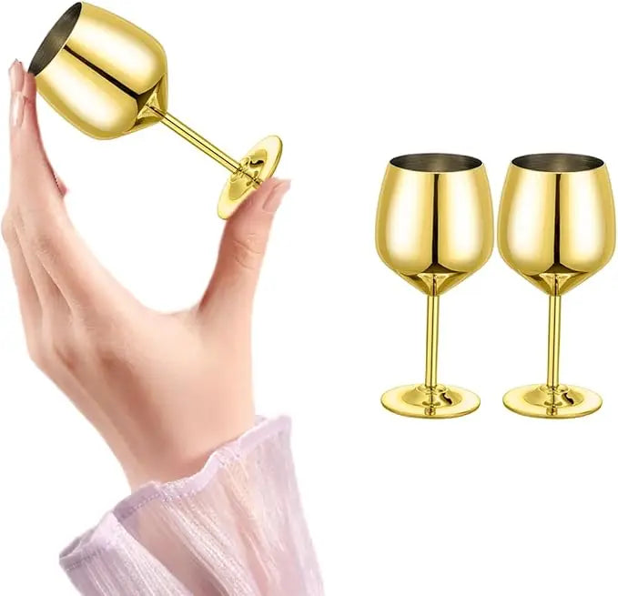 Unisweet Gold Factory Price Mini Stainless Steel Reusable Classic Shot Glass 60ml/2oz for Restaurant Parties