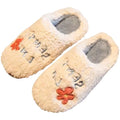 Fashion Winter Cotton slippers Female Household Small Red Flower Mute Anti-skid Warm Home Couple Plush Velvet slippers